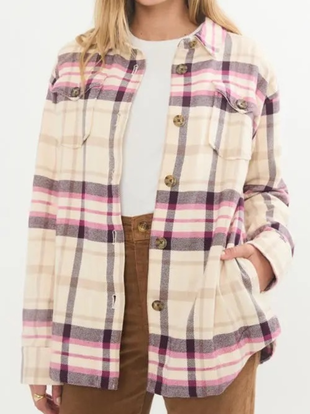 NWT MARINE LAYER Flannel Shacket Xl